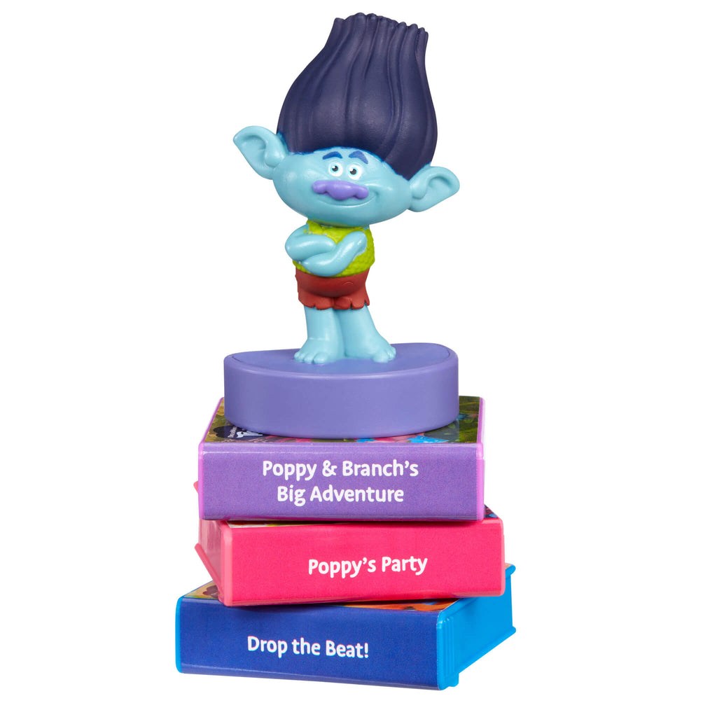 Troll figure on stack of books