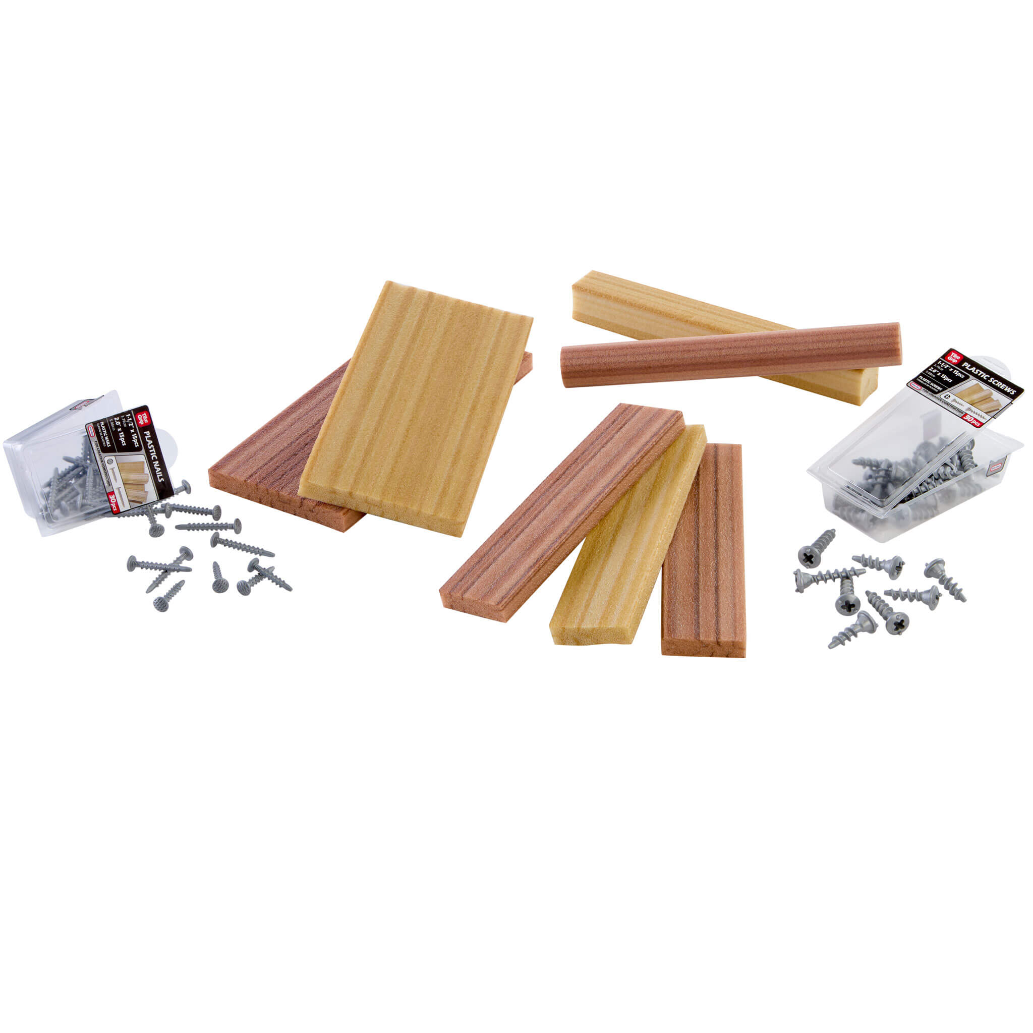 Creative Construction Wood, Nails and Screw Bundle